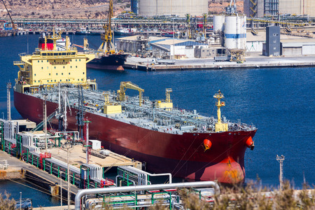 Tanker Ship at Dock