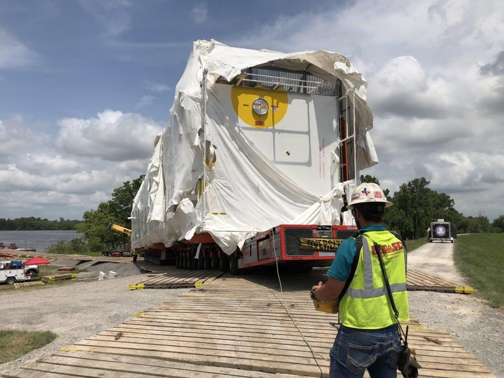 Using a Road Built by 3-Ply Laminated Mats